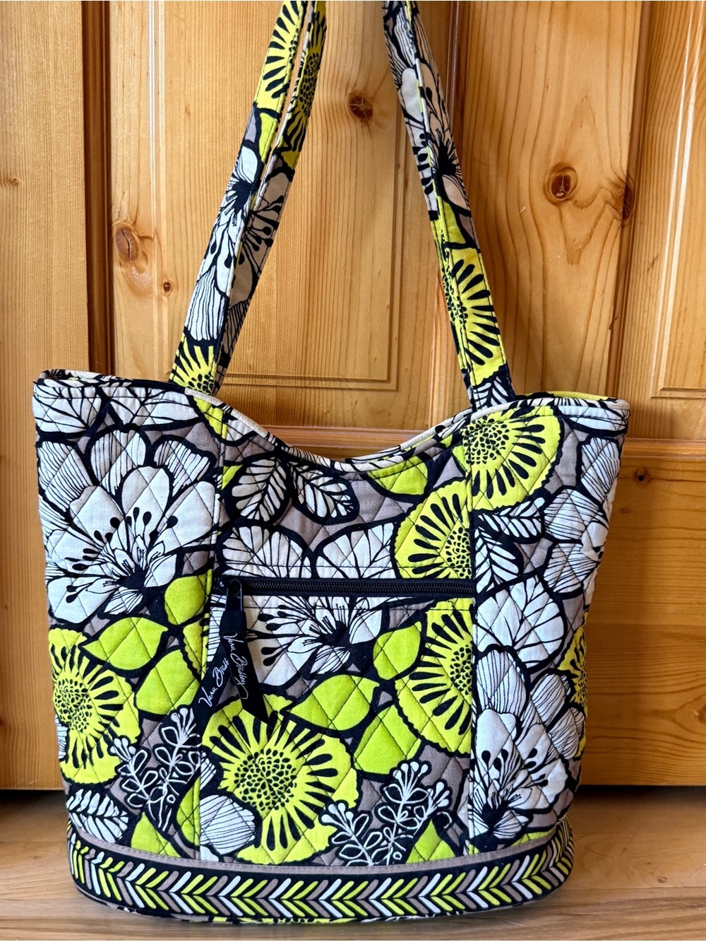 Vera Bradley Citron Tote Bag 12β X 9β X 4 1/4β Small-Medium EXCELLENT